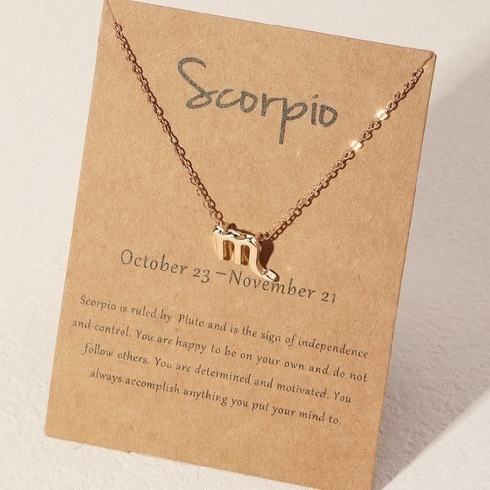 Scorpio Necklace